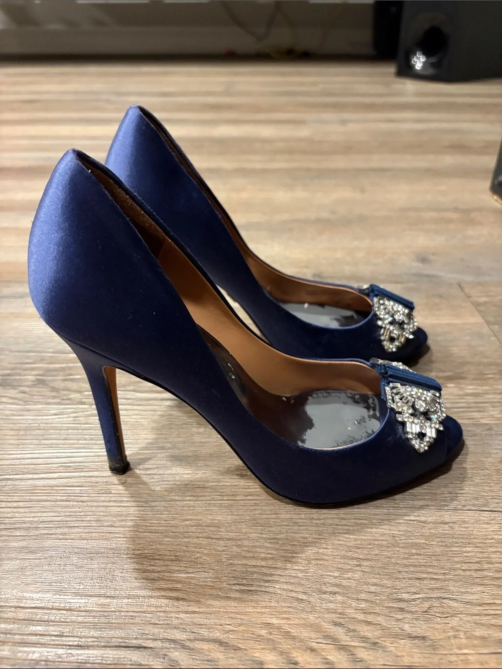 Badgley Mischka elegant navy